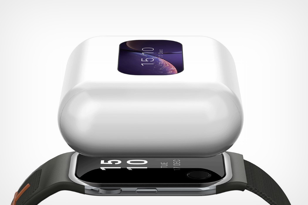 Wrist watch，intelligence，airpods，Protective shell，