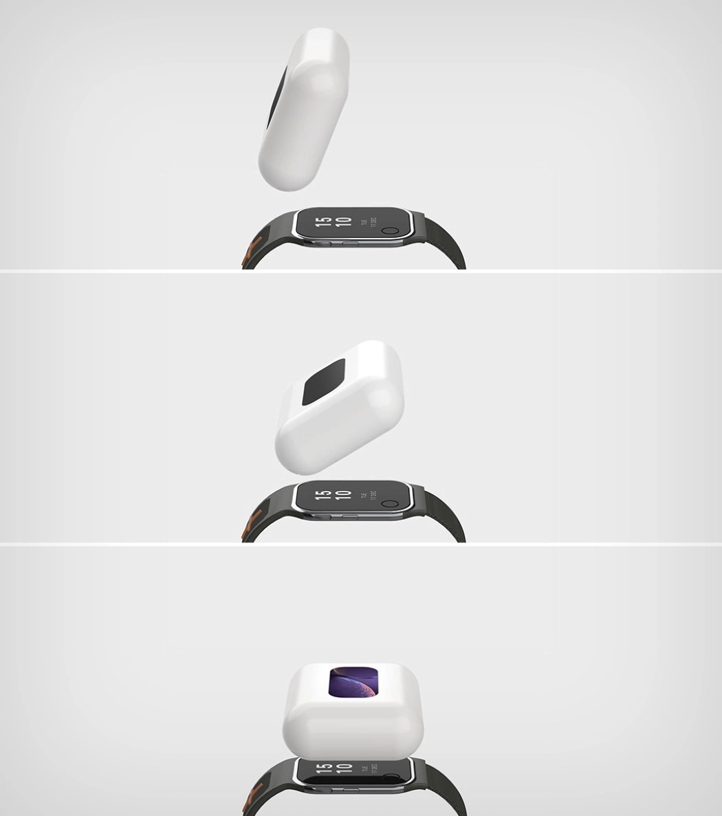 Wrist watch，intelligence，airpods，Protective shell，