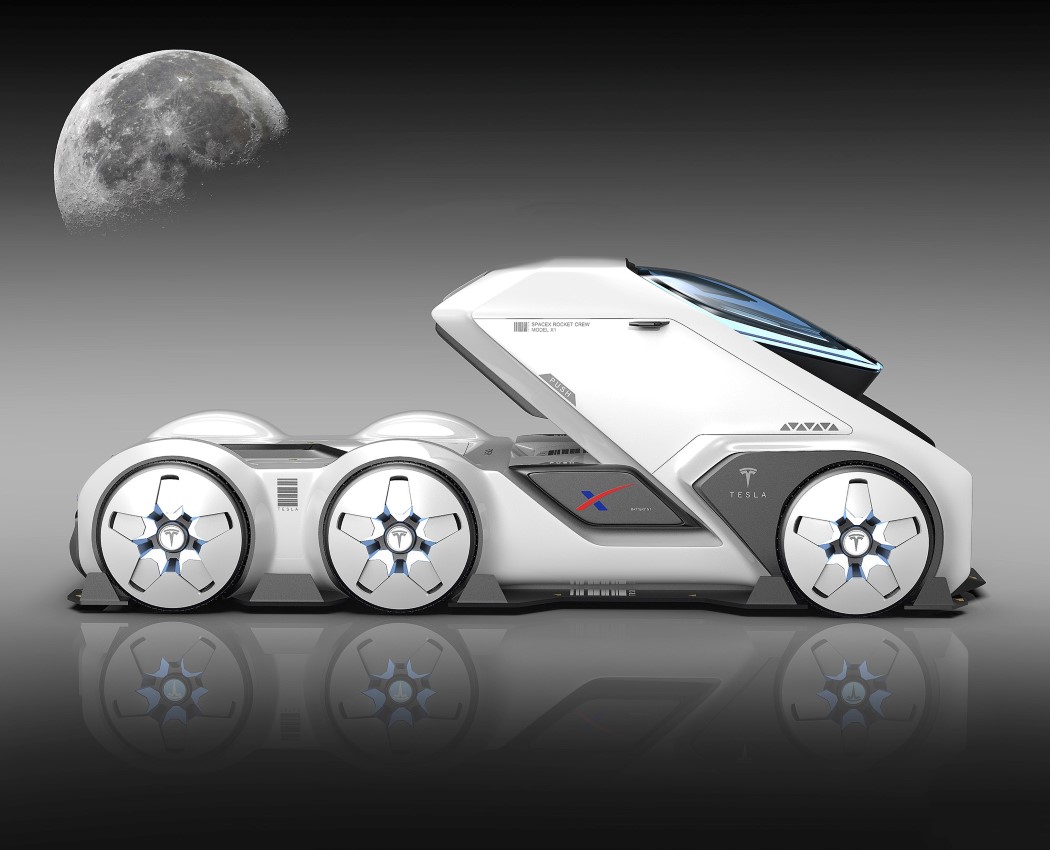 originality，Design，Tesla，truck，concept，space flight，