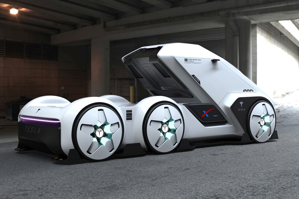 originality，Design，Tesla，truck，concept，space flight，