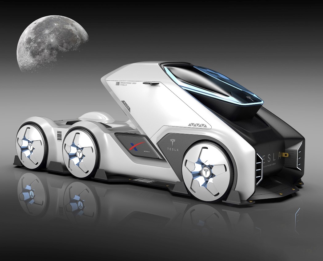 originality，Design，Tesla，truck，concept，space flight，