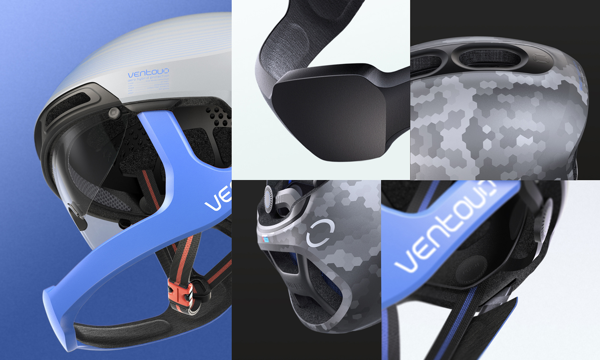 originality，Design，Helmet，Bicycle，Ventoux hybrid helmet，