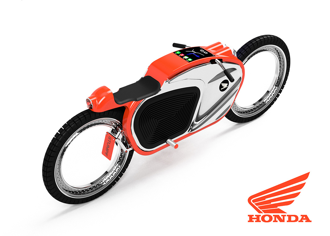 Honda，Motorcycle，originality，Design，traffic，tool，