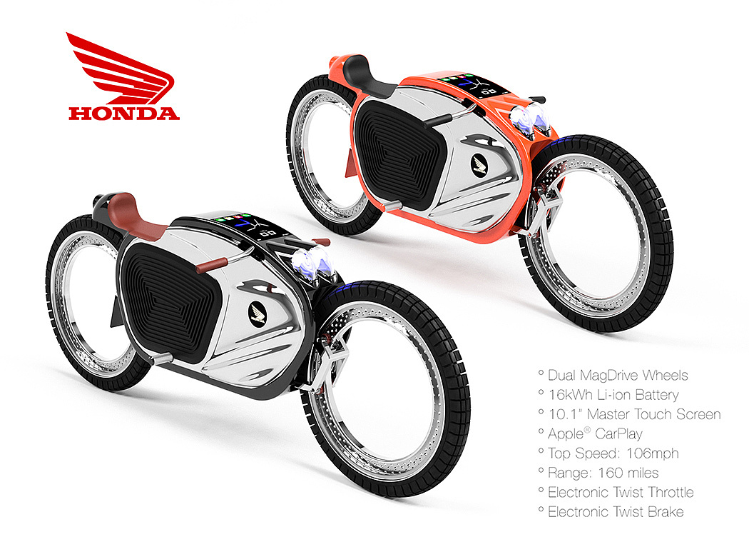 Honda，Motorcycle，originality，Design，traffic，tool，
