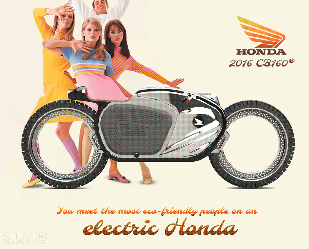 Honda，Motorcycle，originality，Design，traffic，tool，
