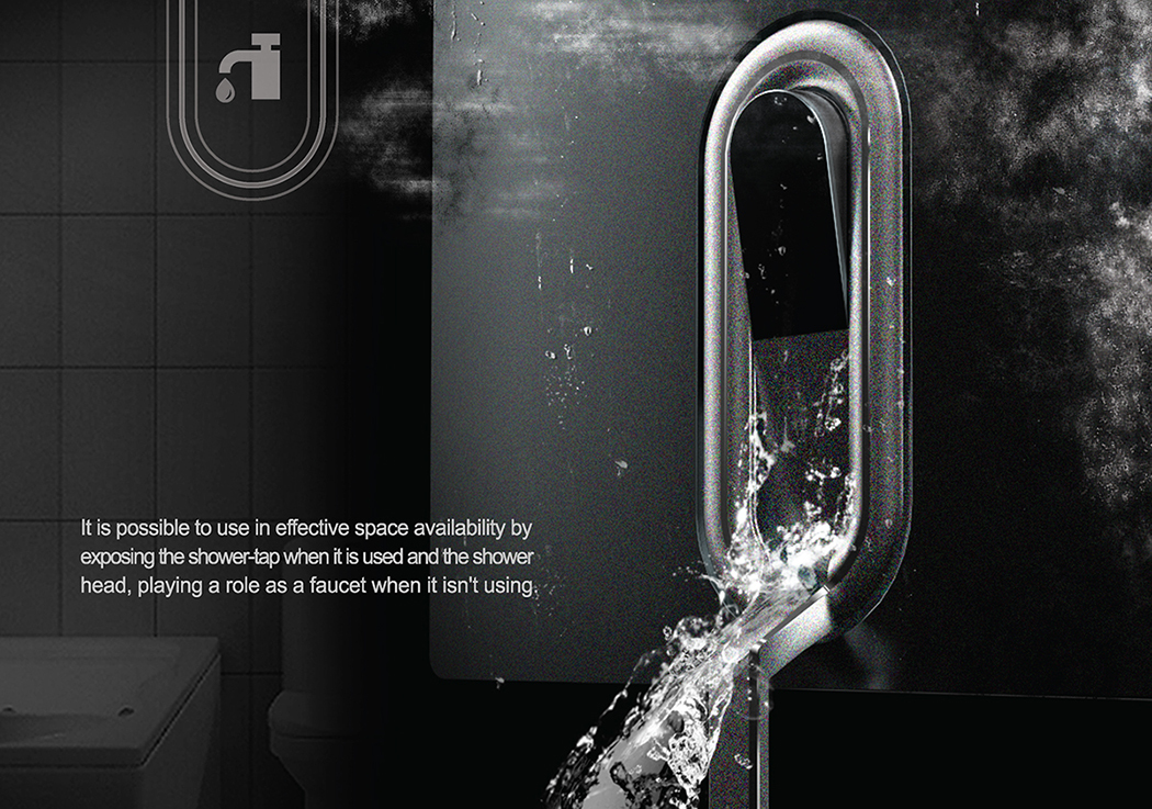 water tap，Shower，originality，Design，bathroom，
