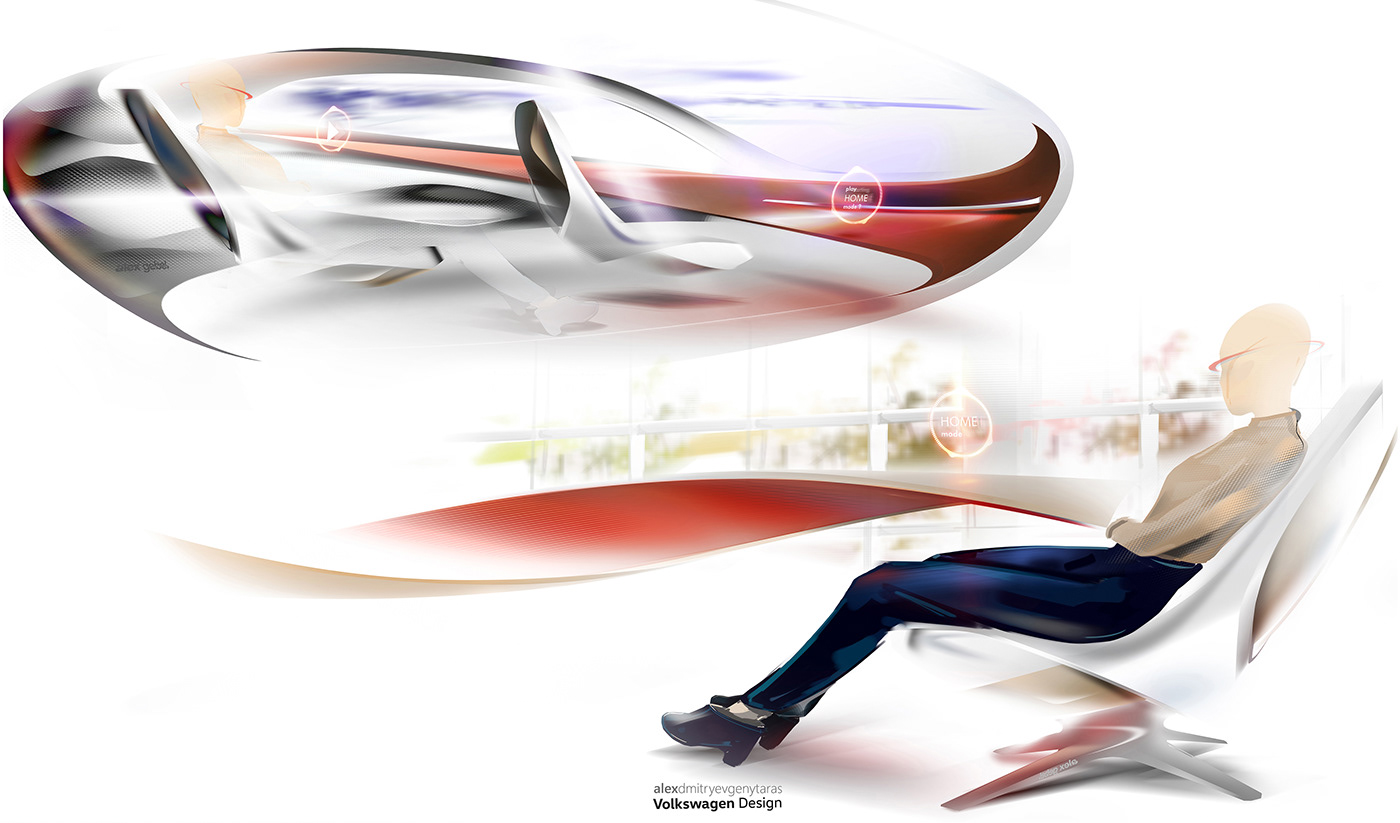 automobile，sketch，VOLKSWAGEN，