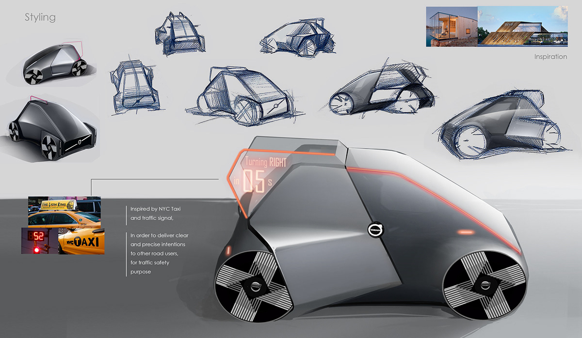 automobile，Volvo，conceptual design，