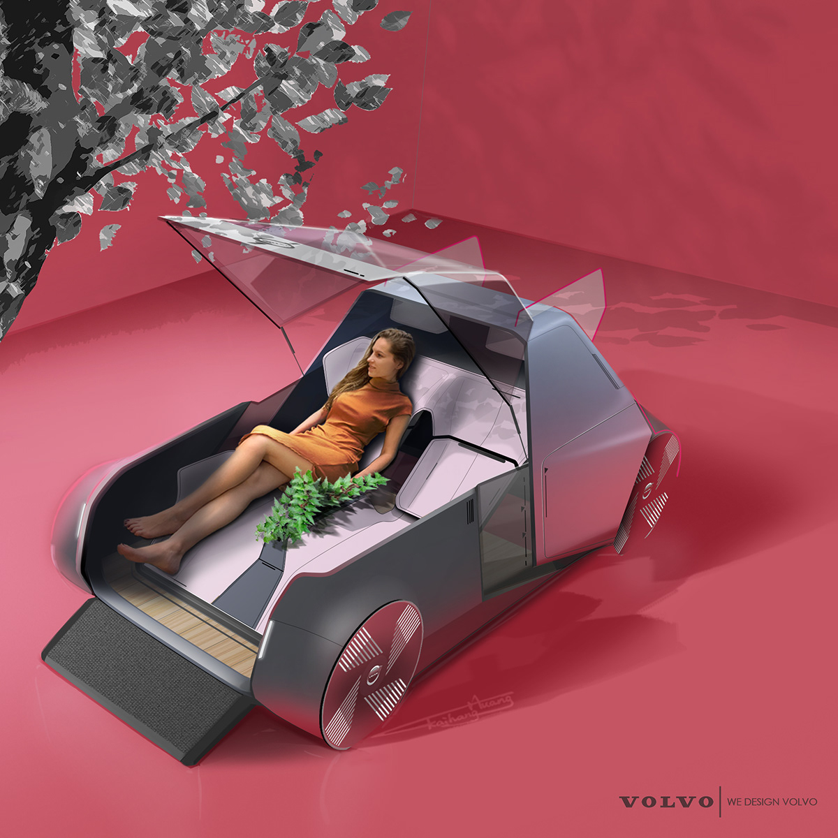 automobile，Volvo，conceptual design，