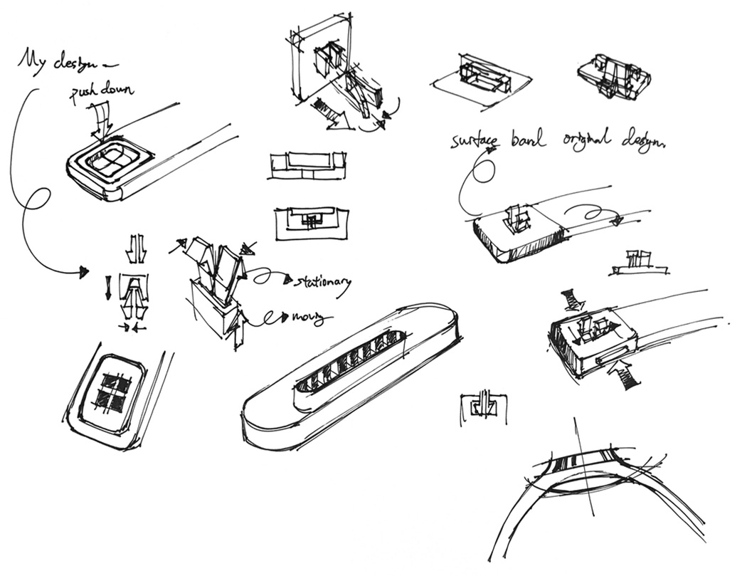 Intelligent Watch，Microsoft，circular，