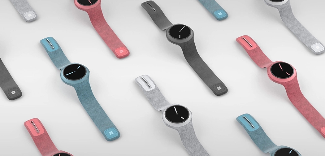 Intelligent Watch，Microsoft，circular，