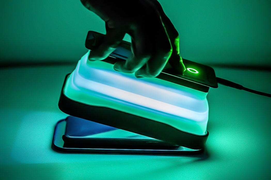 Charger，wireless charger ，disinfect，mobile phone，