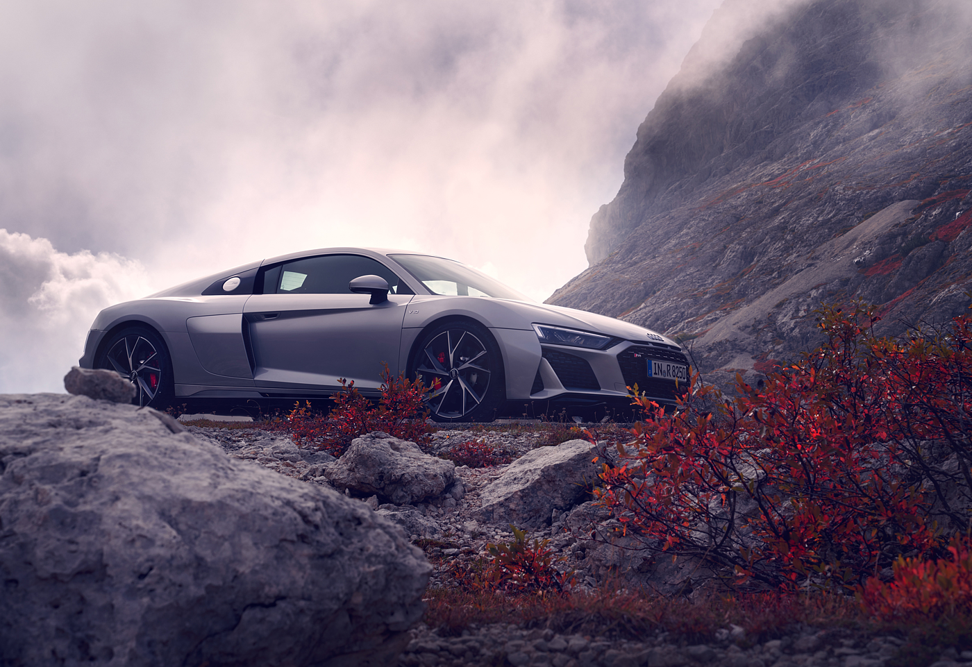 Audi R8，Car Photography，V10，