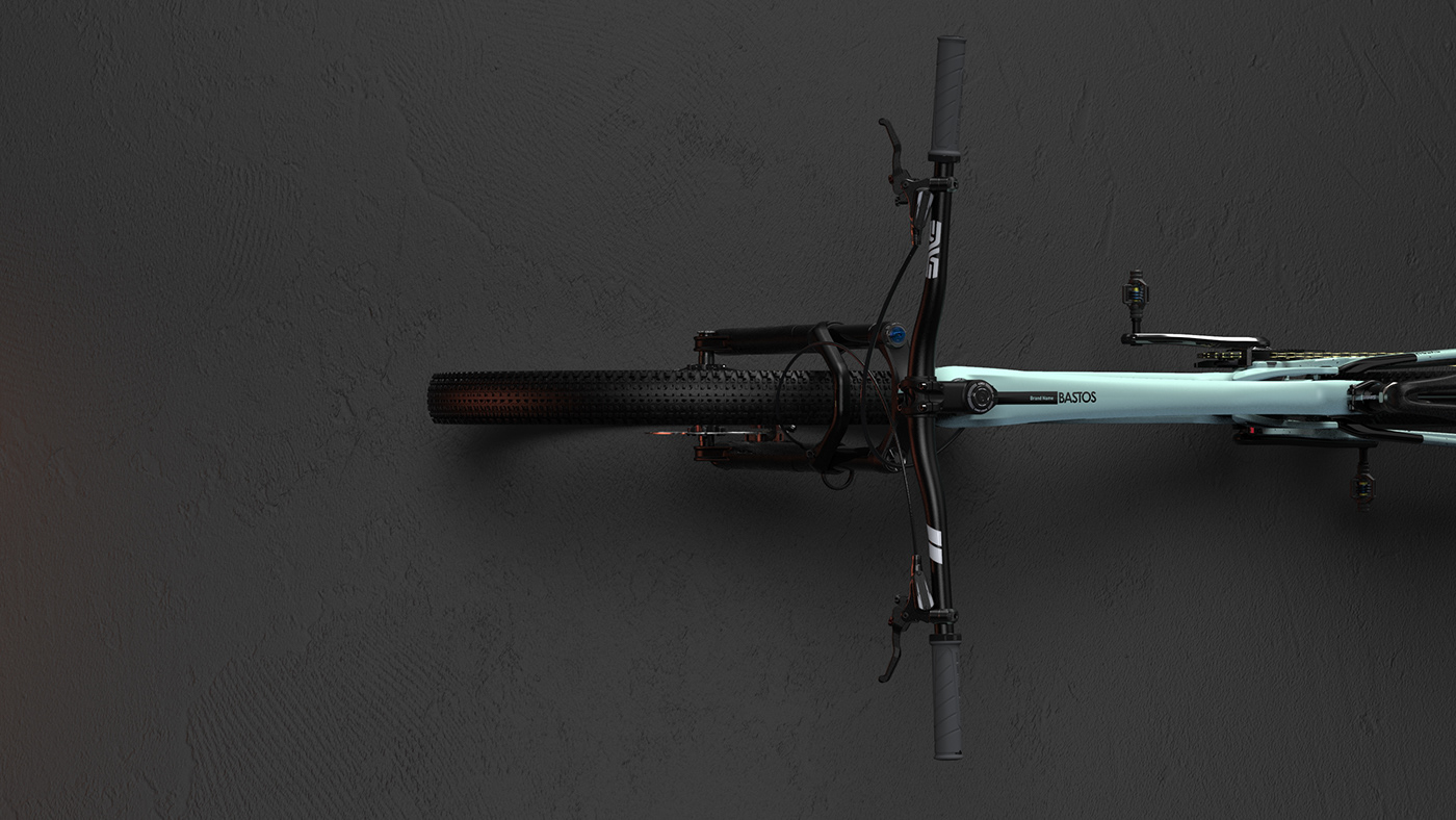 Bicycle，Hand drawn，modeling，Mountain bike，