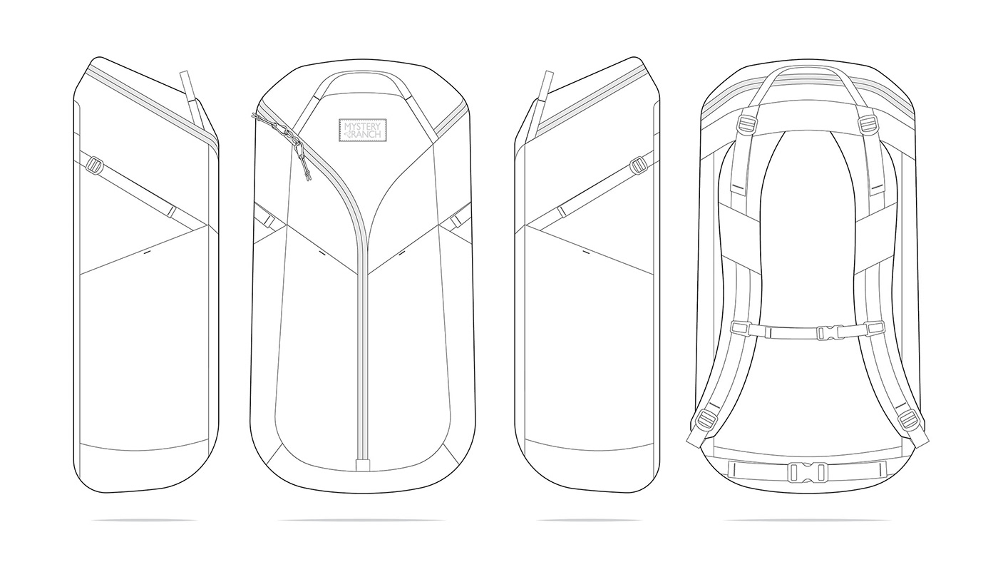 knapsack，motion，outdoors，travel，Hand drawn，