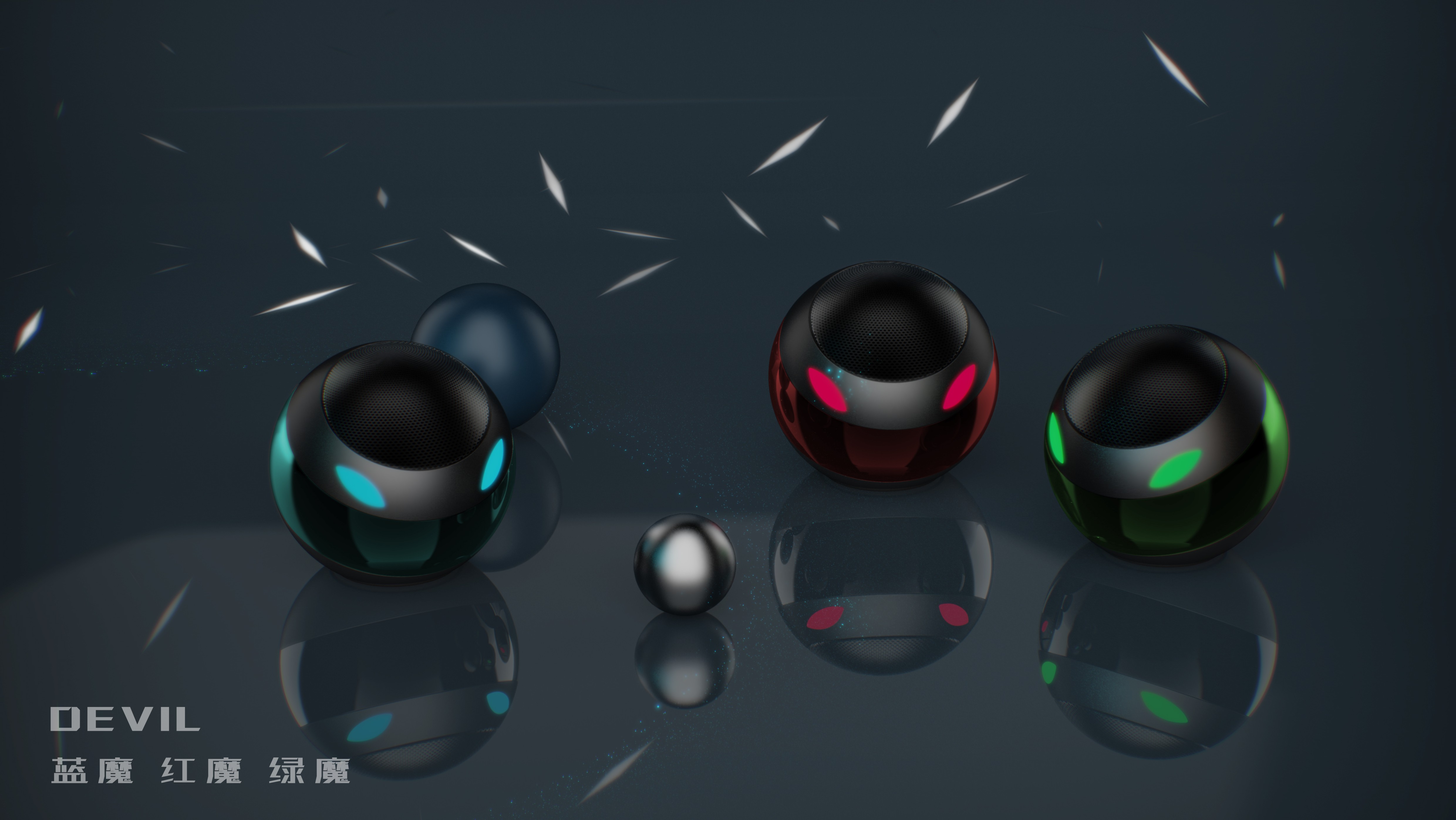 devil，Mini speaker，Bluetooth Speaker ，