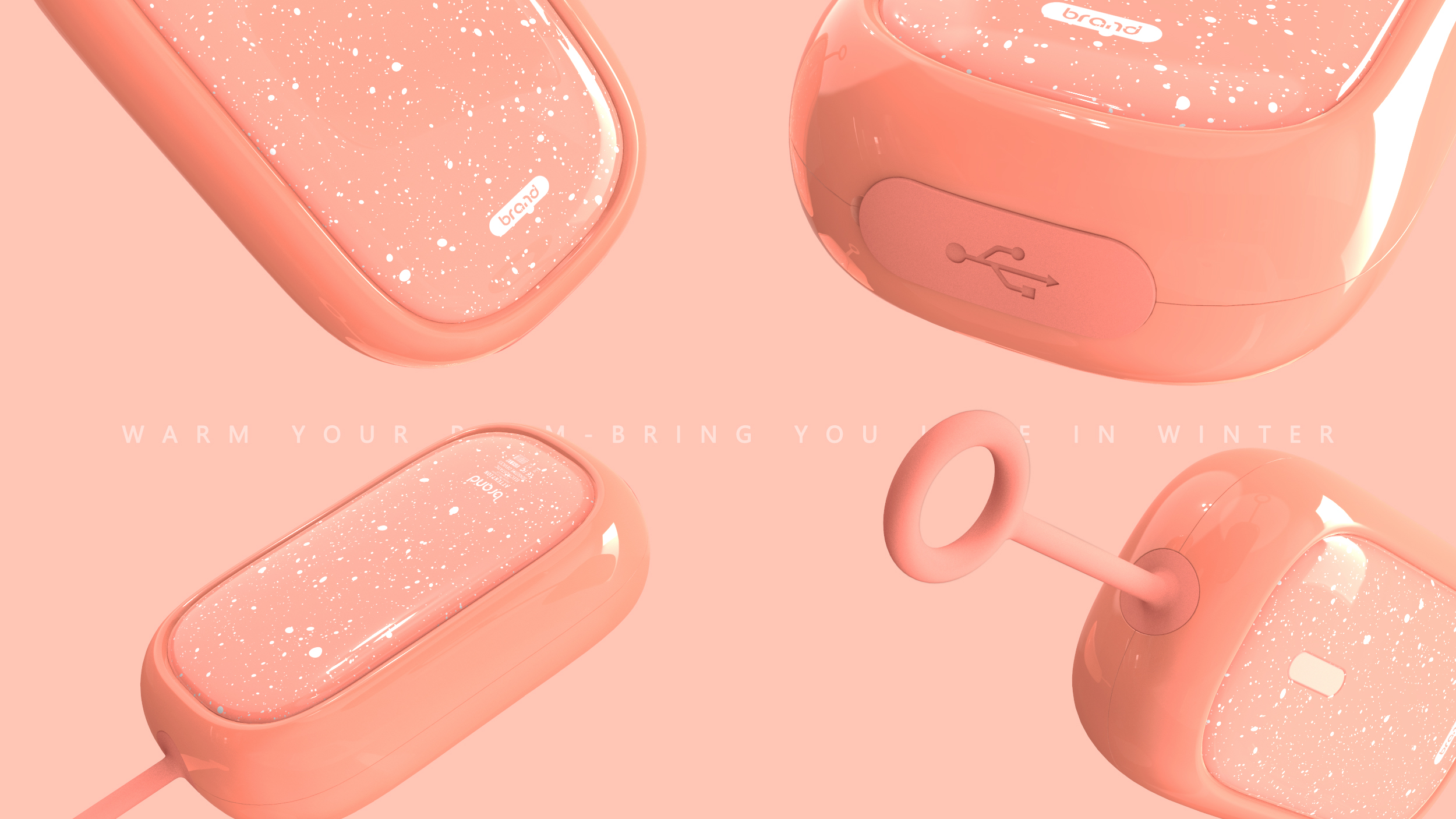 product design，Hand warmer，Mellow，industrial design，Simplicity，