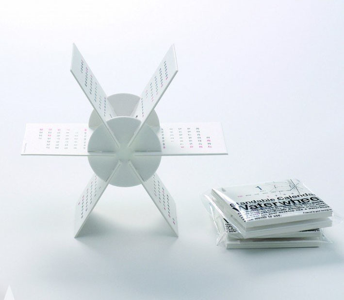 2013，waterwheel，calendar，originality，Design，