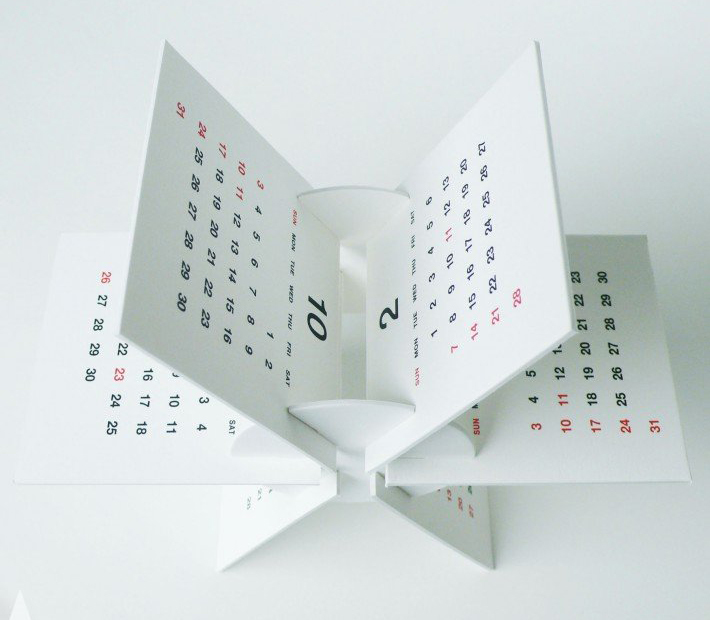 2013，waterwheel，calendar，originality，Design，