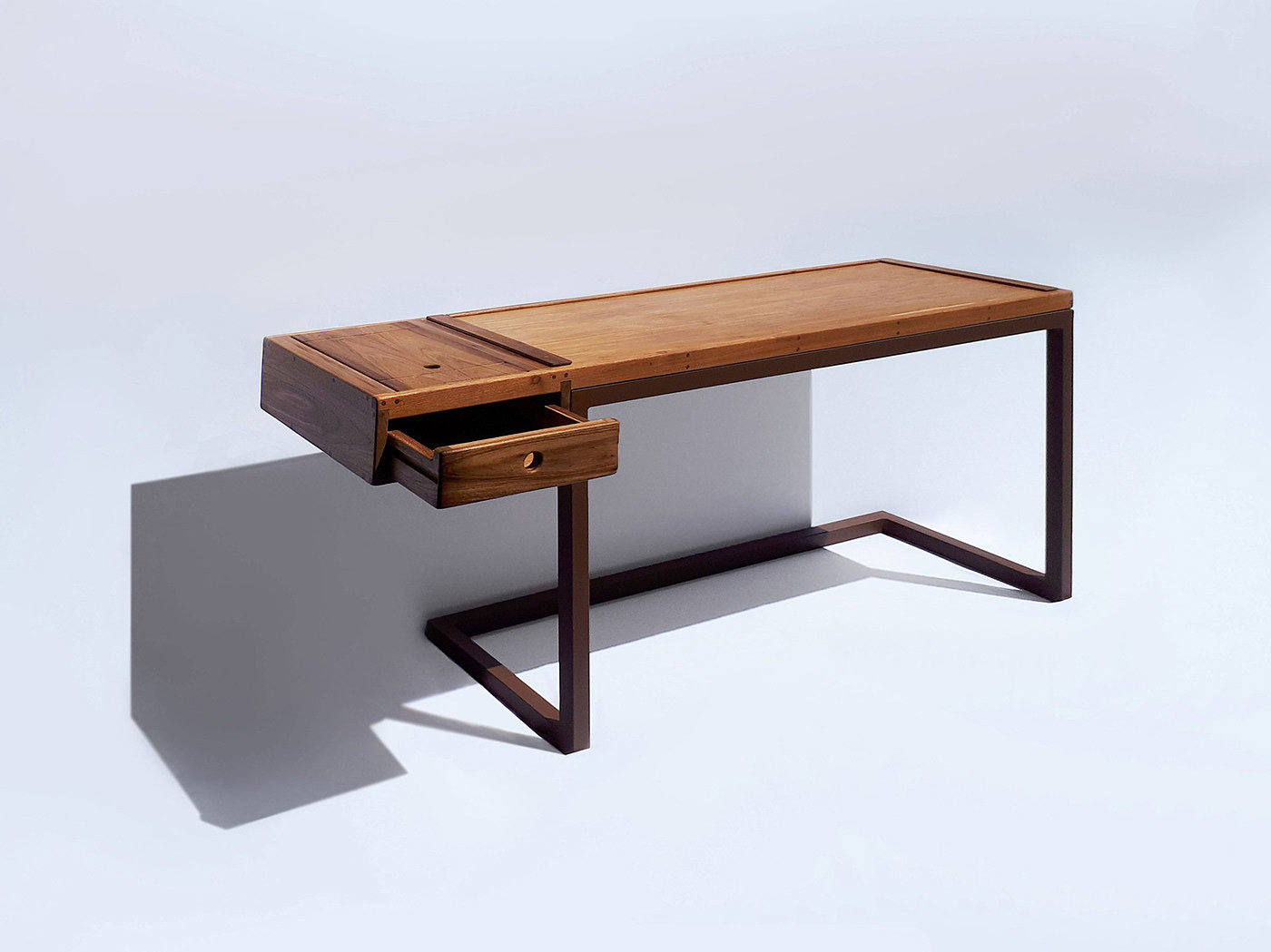 Cantilever Desk，悬臂式办公桌，木工手工，