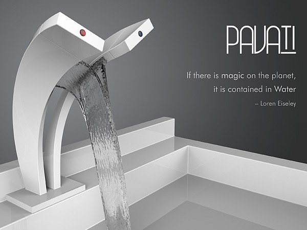 waterfall，water tap，tool，Take a bath，originality，Design，