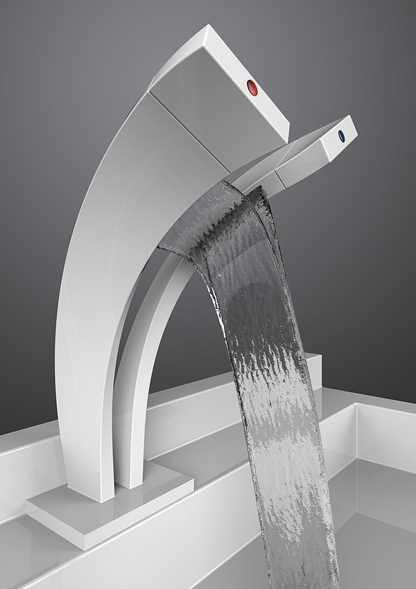 waterfall，water tap，tool，Take a bath，originality，Design，