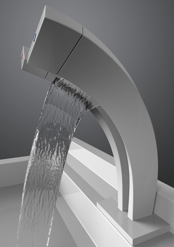 waterfall，water tap，tool，Take a bath，originality，Design，