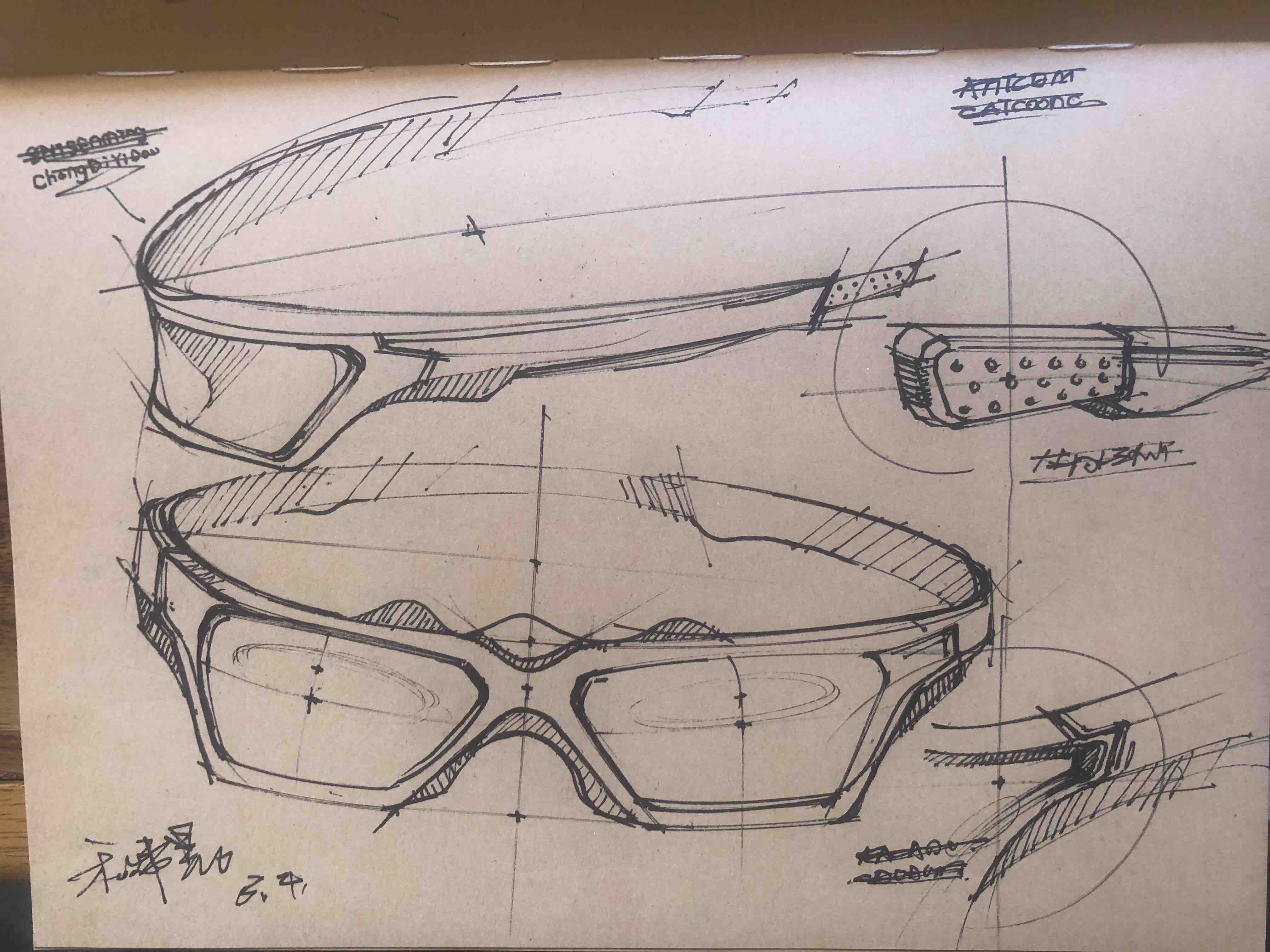 Hand drawn，product design，