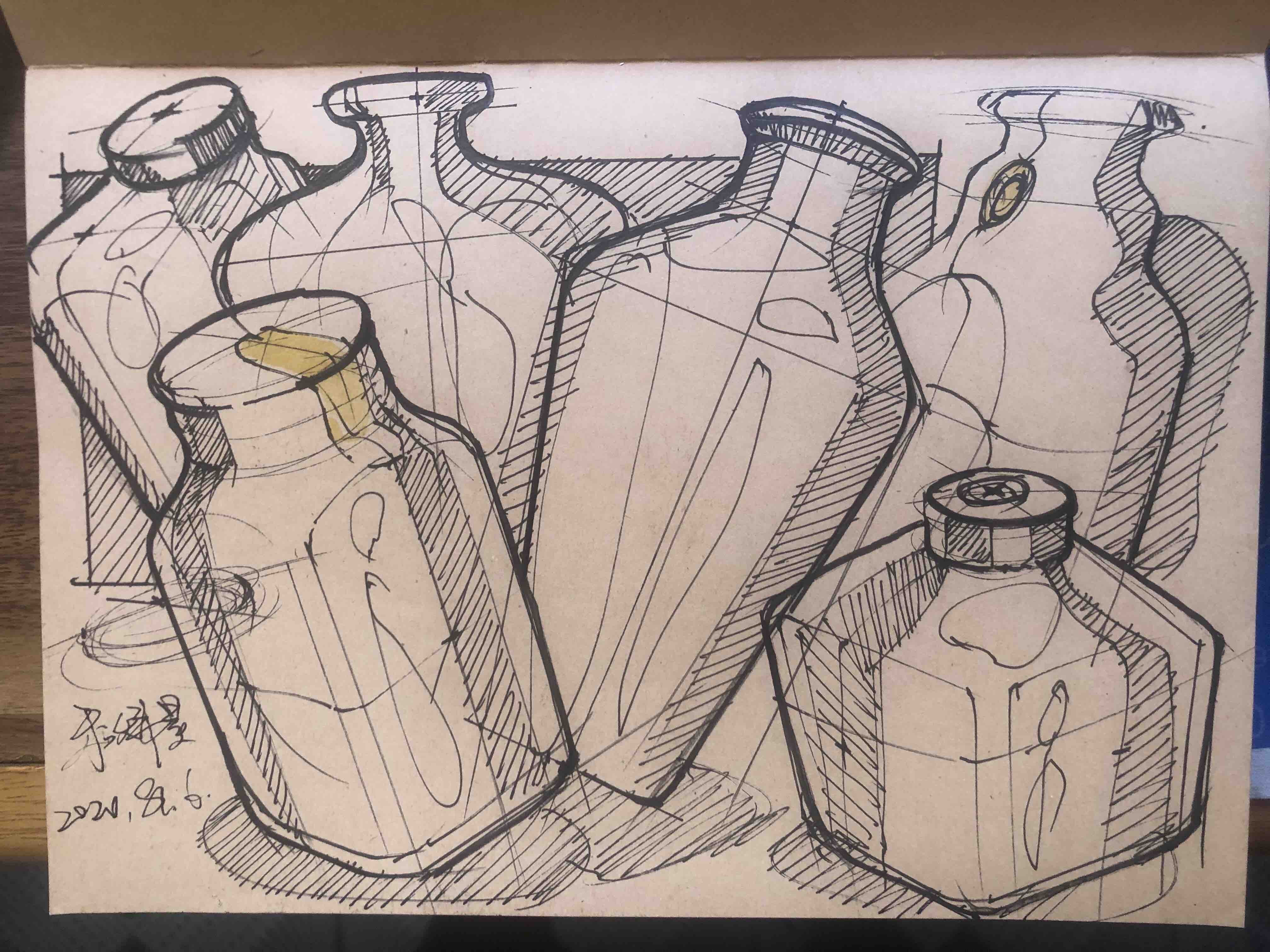 Hand drawn，product design，