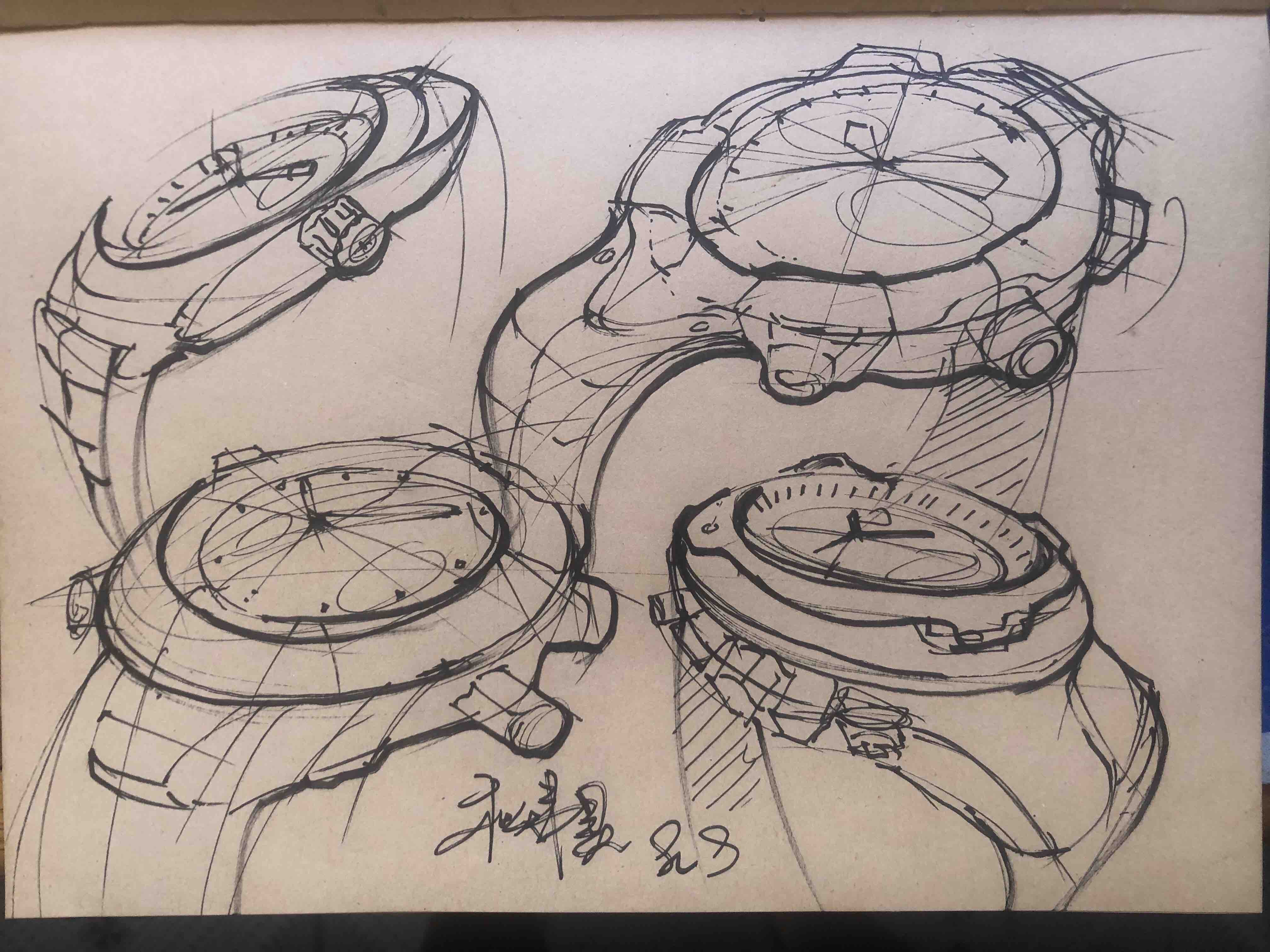 Hand drawn，product design，