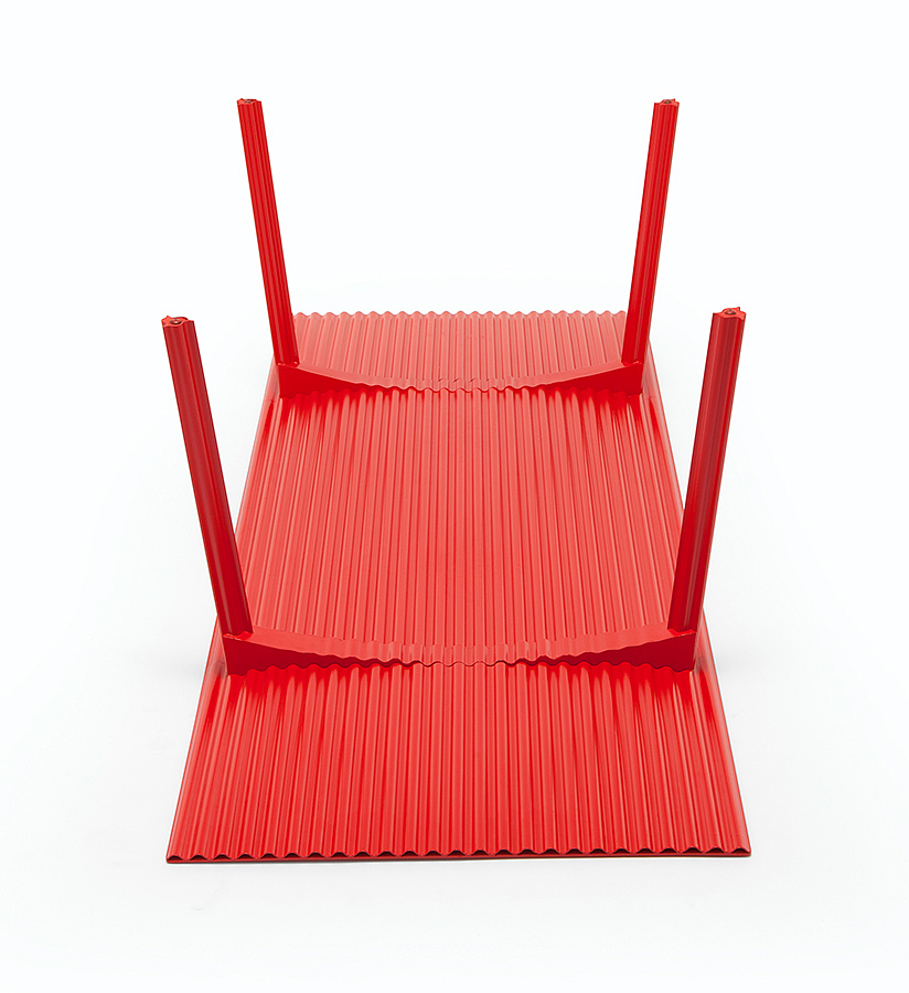 sustainable，Table，Ripple，Plywood，Corrugated plate，