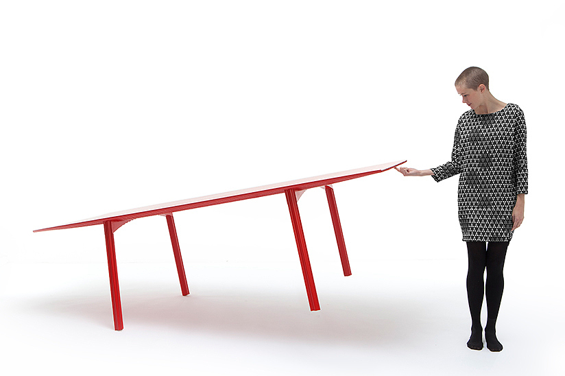 sustainable，Table，Ripple，Plywood，Corrugated plate，