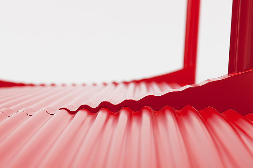 sustainable，Table，Ripple，Plywood，Corrugated plate，