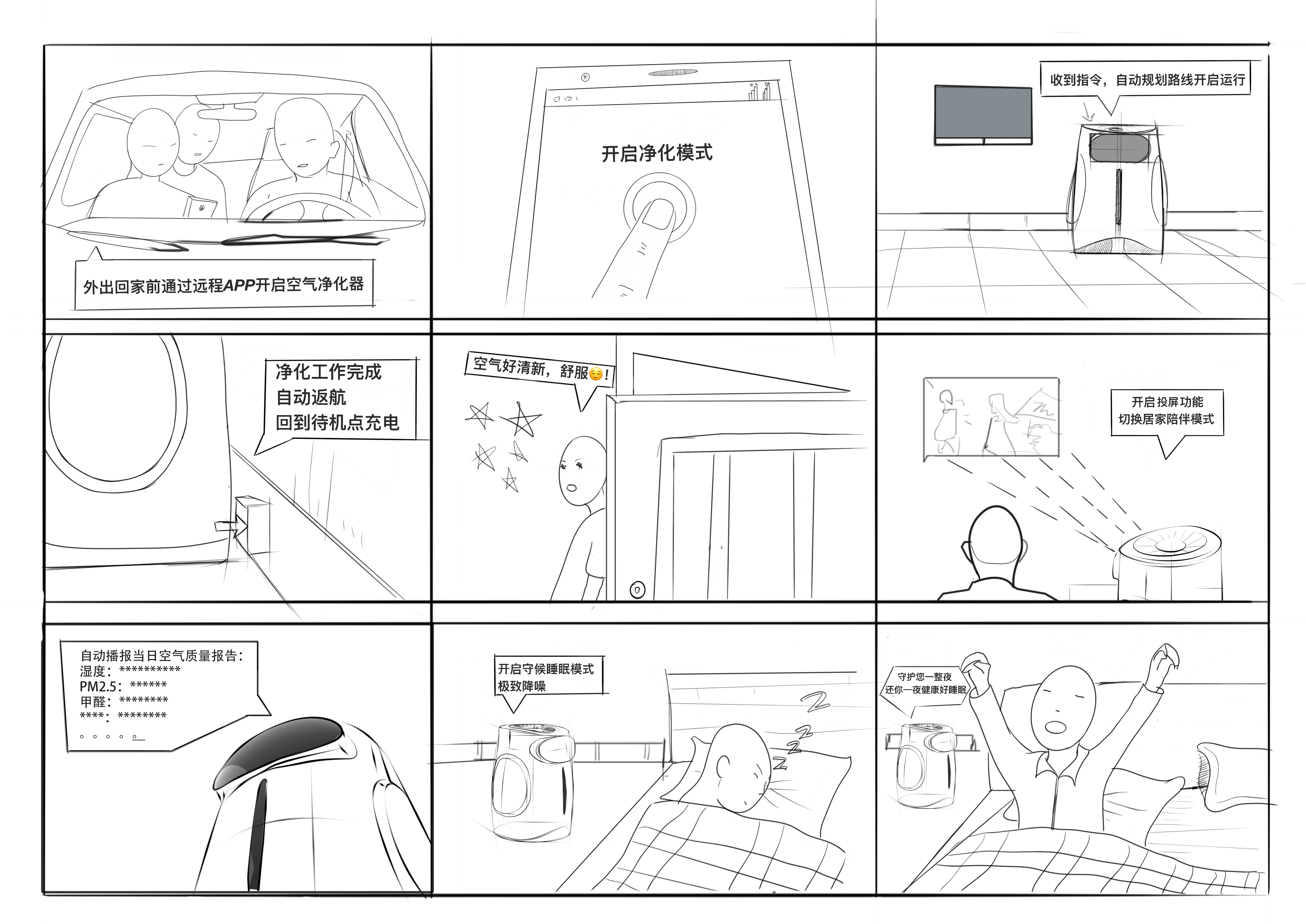 air cleaner，purify，intelligence，long-range，household electrical appliances，clean，security，