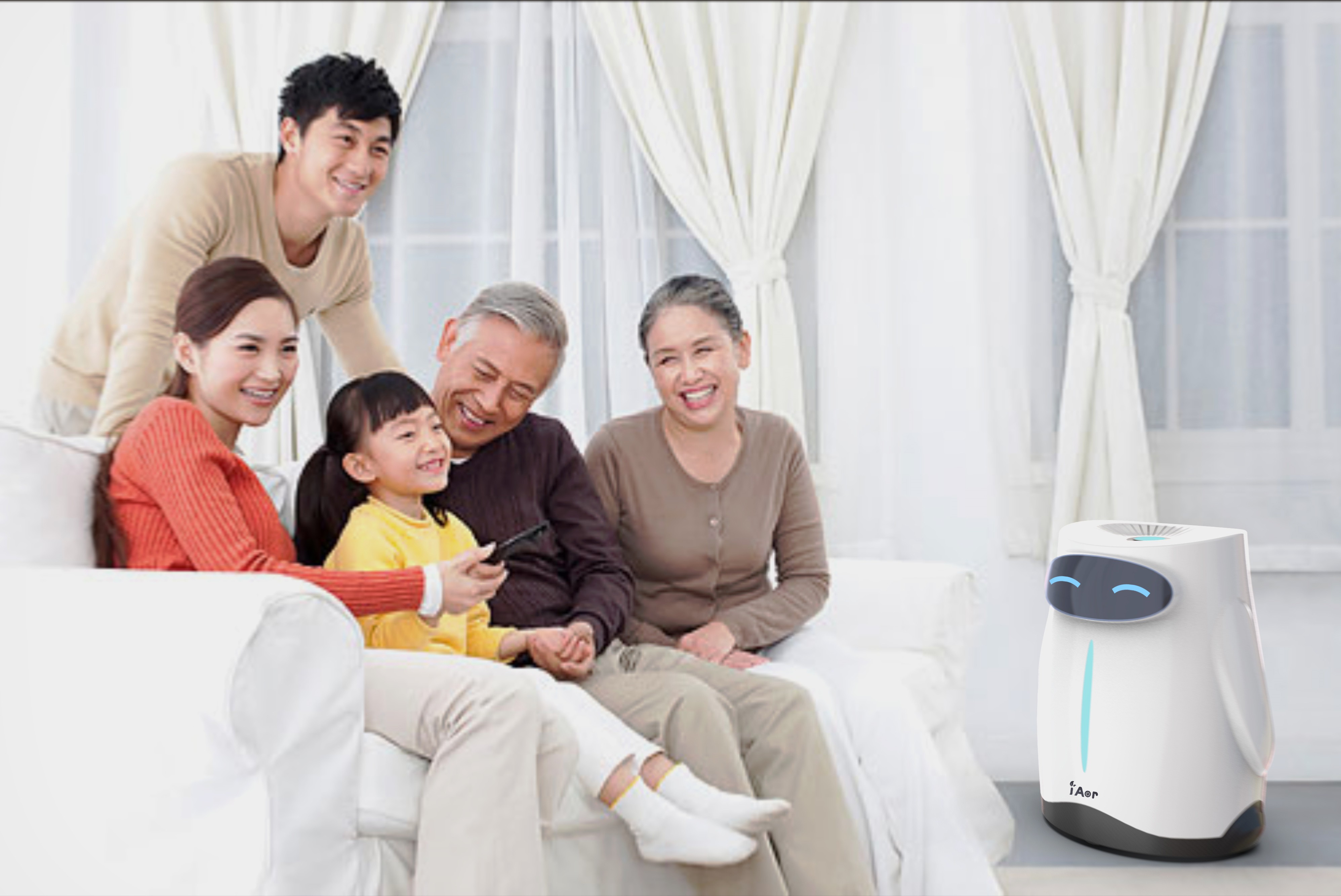 air cleaner，purify，intelligence，long-range，household electrical appliances，clean，security，