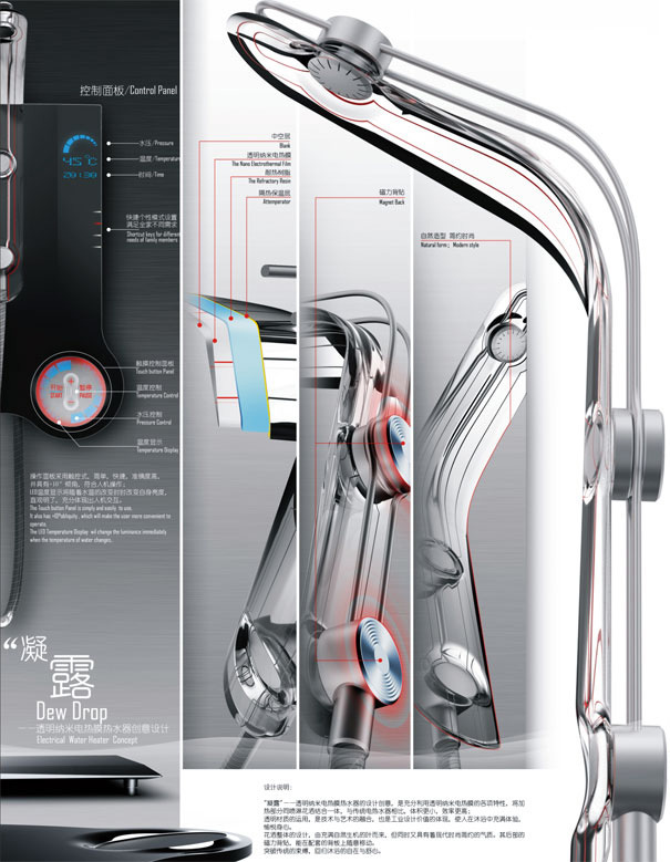 product design，industrial design，innovate，bathroom，shower，