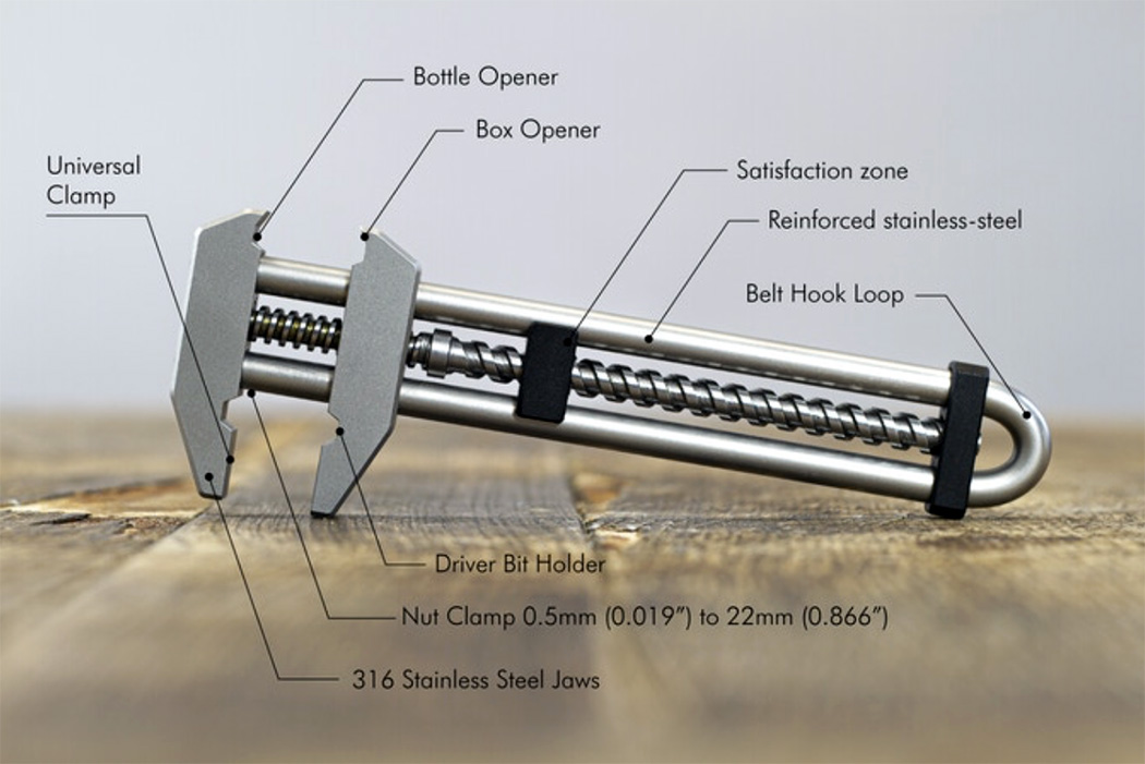 Metmo grip，Wrench，Unpacker，Bottle opener，Adjustable，