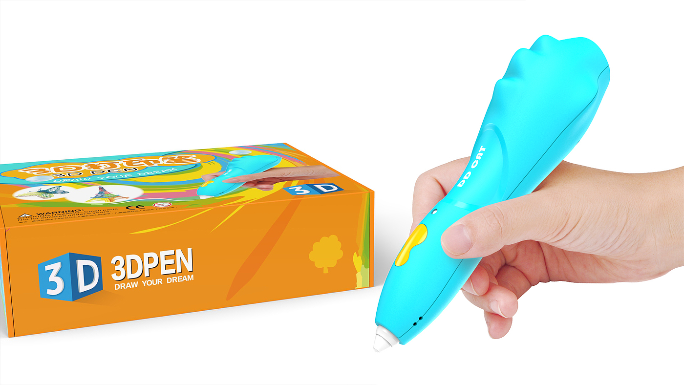 3D打印笔，儿童笔，包装，早教，