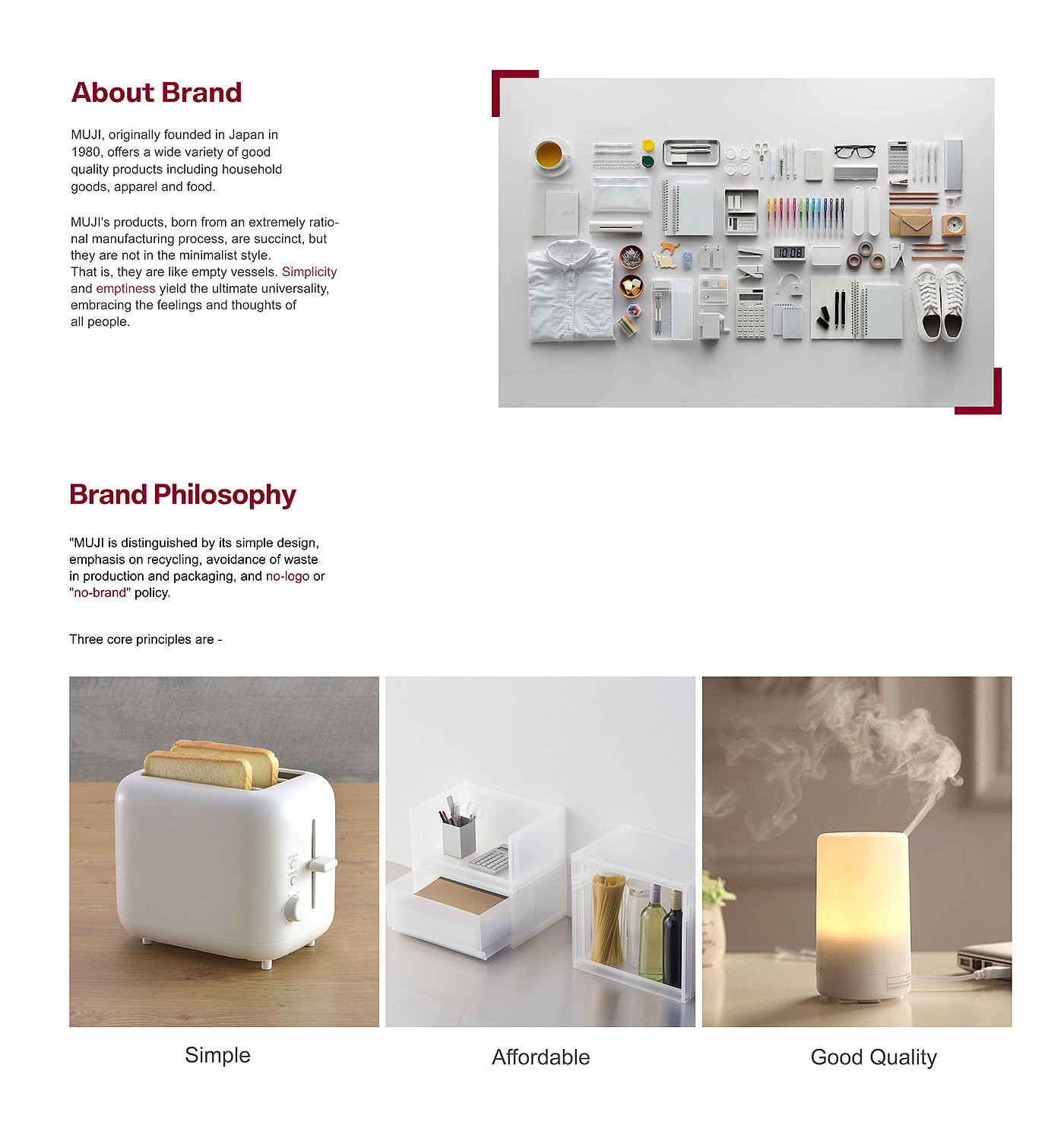 MUJI，cmf，