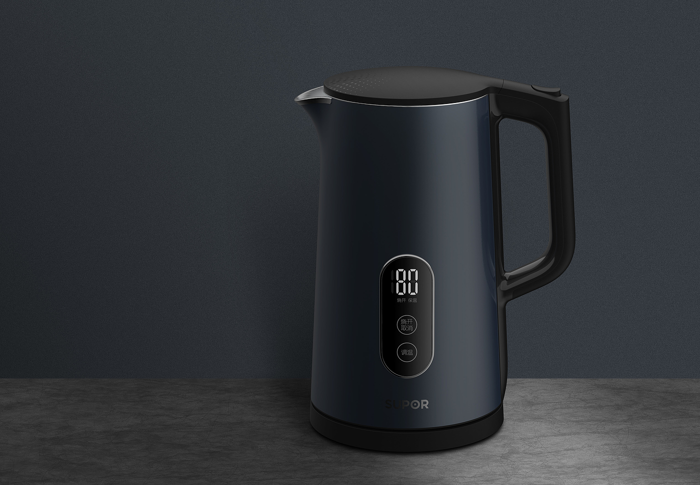 product design，industrial design，Electric kettle，Design concept，Home appliance design，