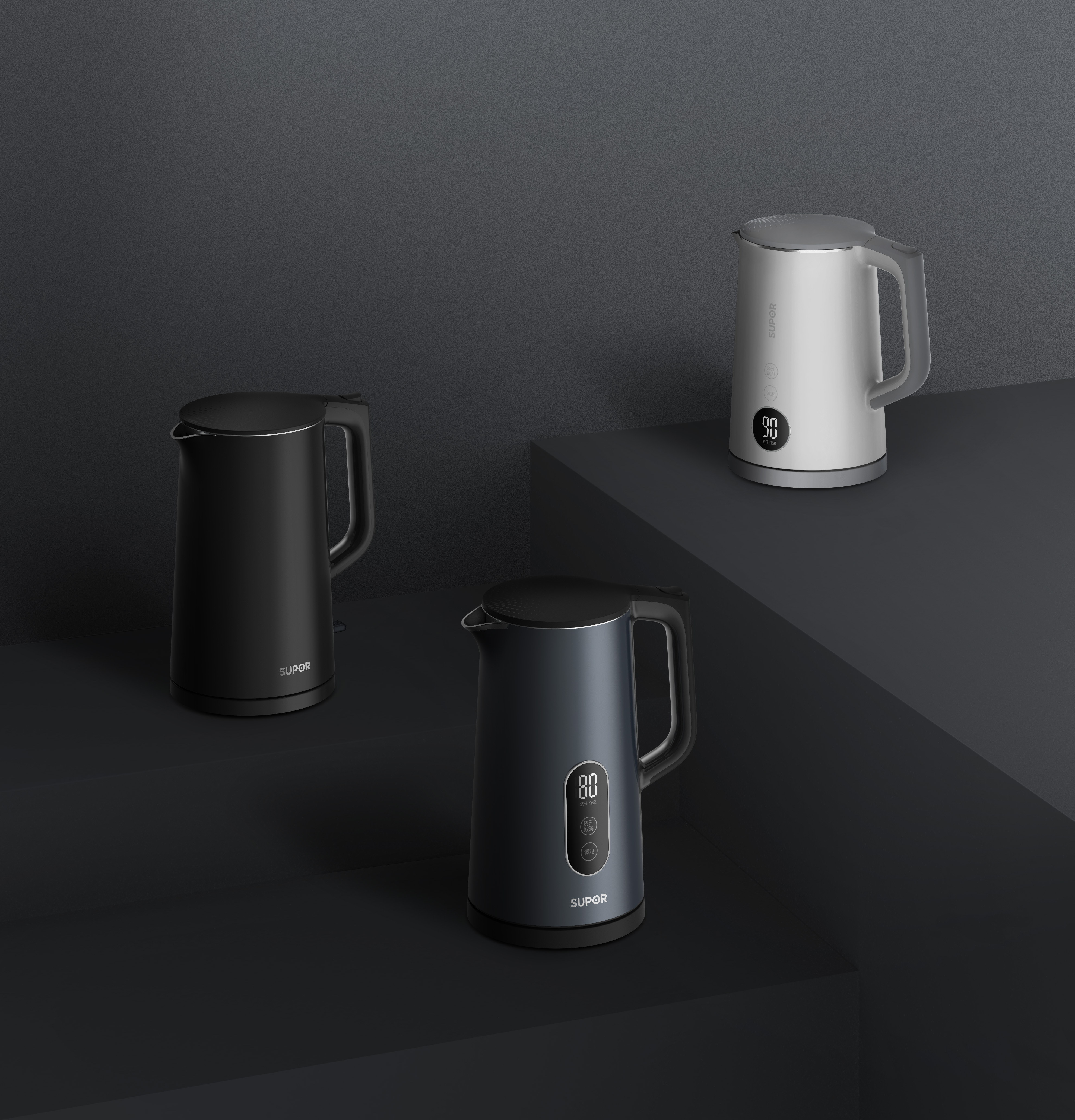 product design，industrial design，Electric kettle，Design concept，Home appliance design，