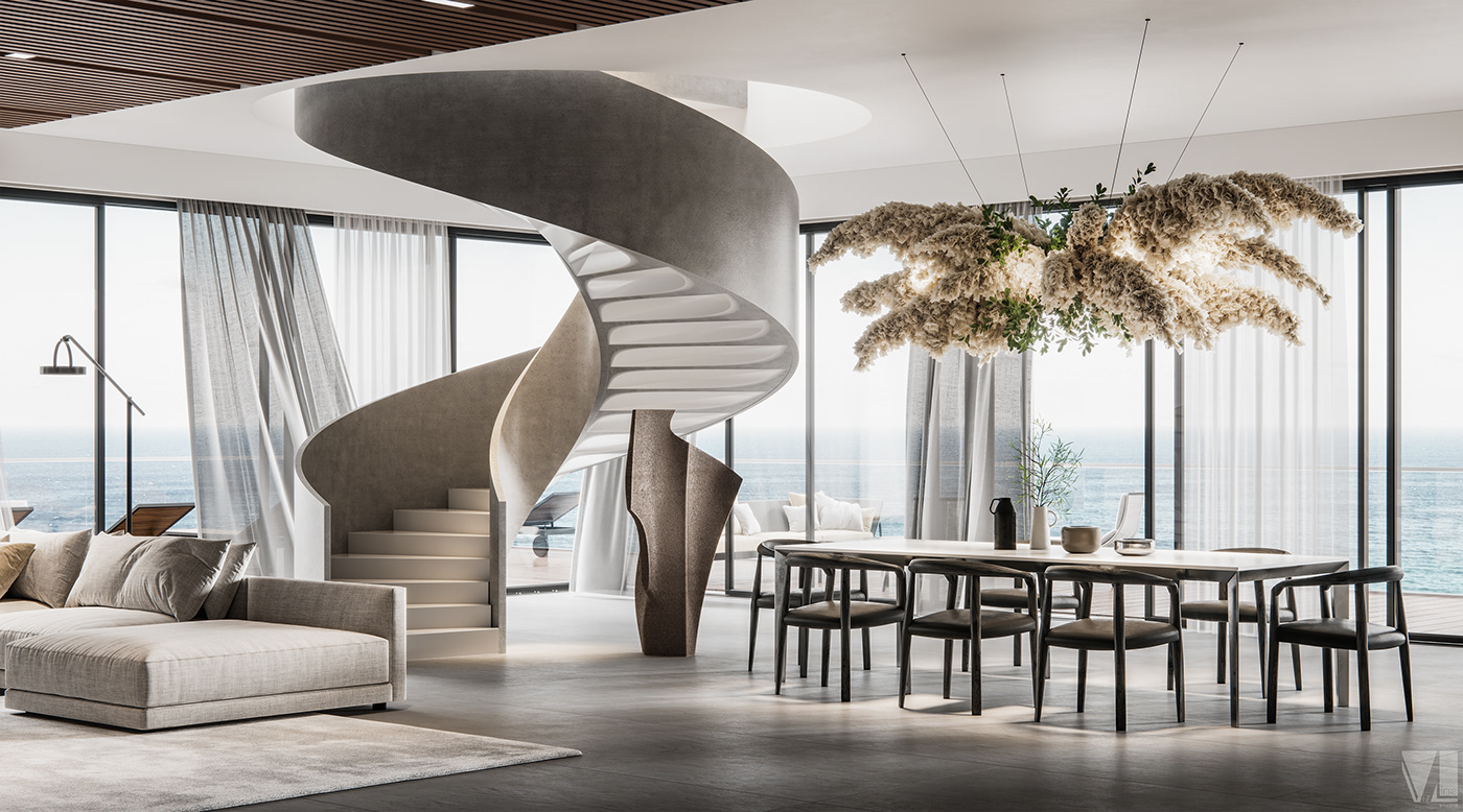 apartment，villa，on vacation，indoor，