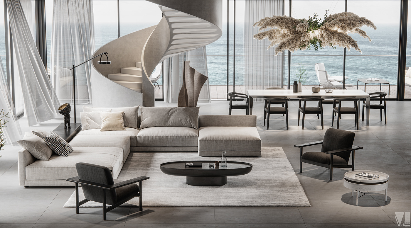 apartment，villa，on vacation，indoor，