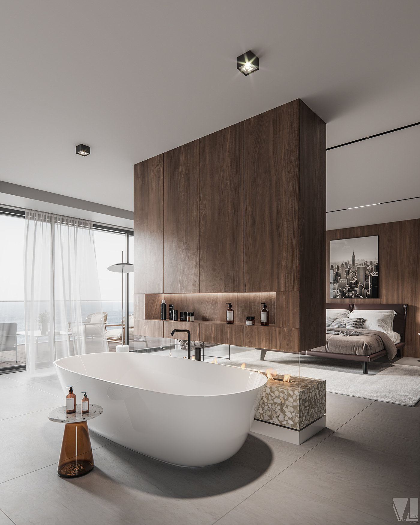 apartment，villa，on vacation，indoor，
