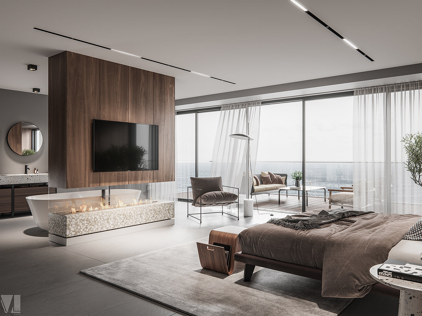 apartment，villa，on vacation，indoor，