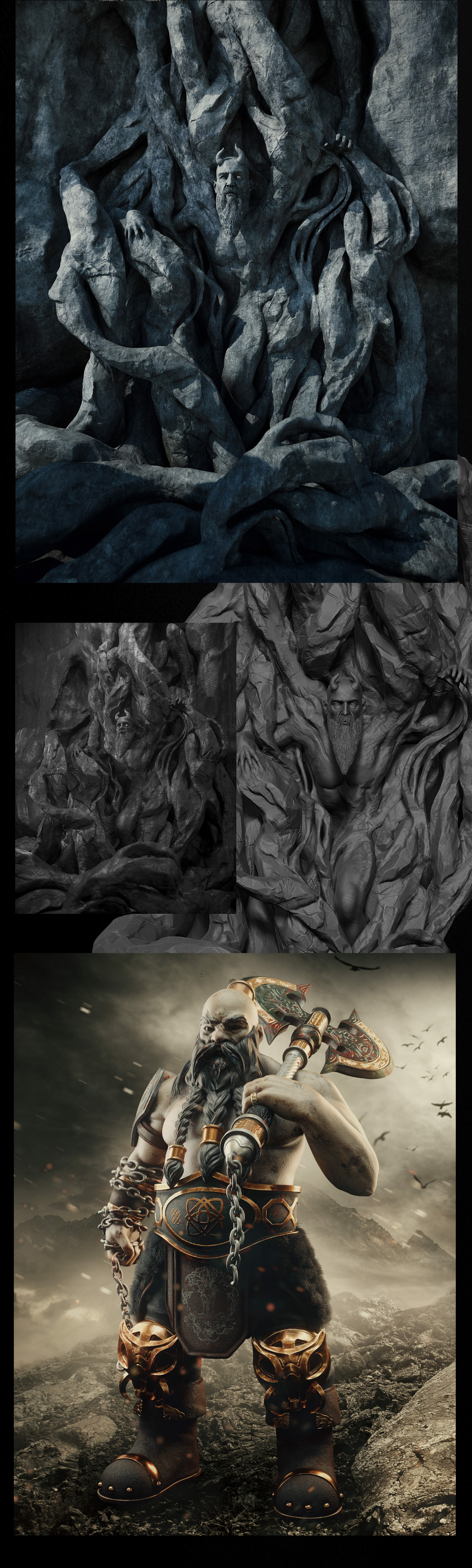 SCULPT YOUR HERO，Shaping Heroes，illustration，