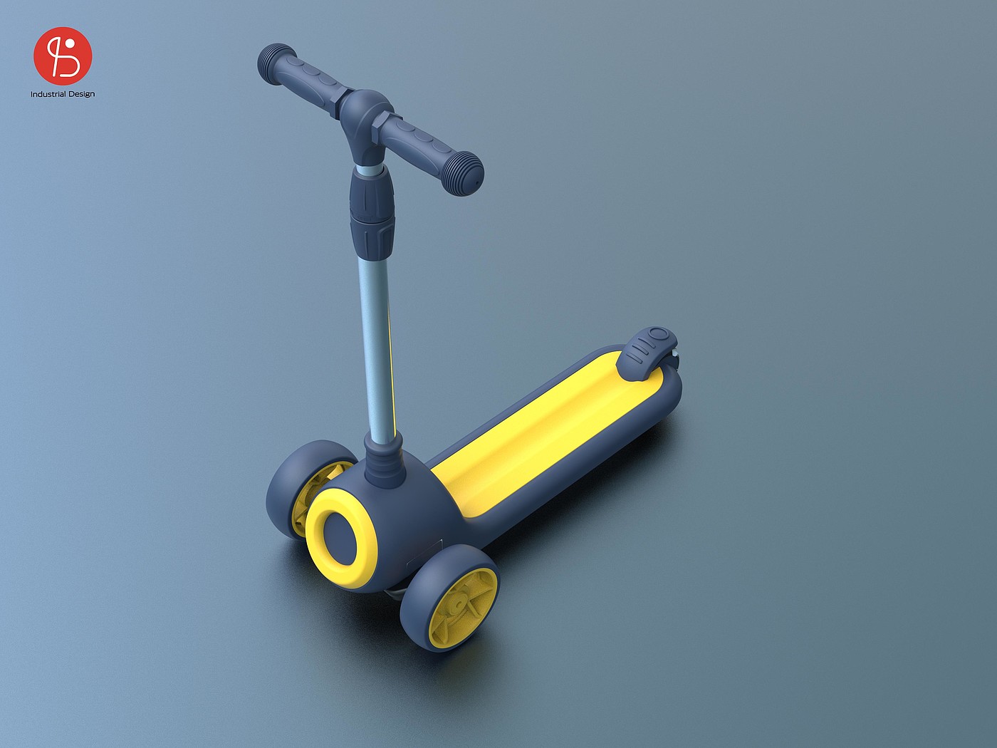 Scooter appearance design, structural design，