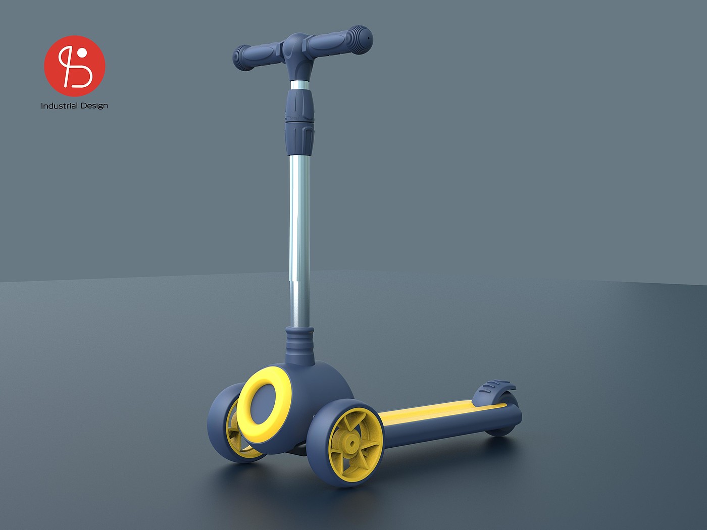 Scooter appearance design, structural design，