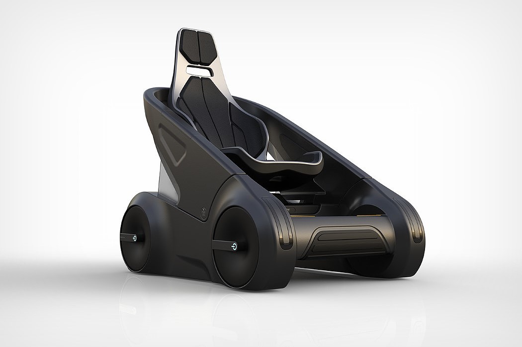 automobile，Electric，Driverless，Single seat，black，