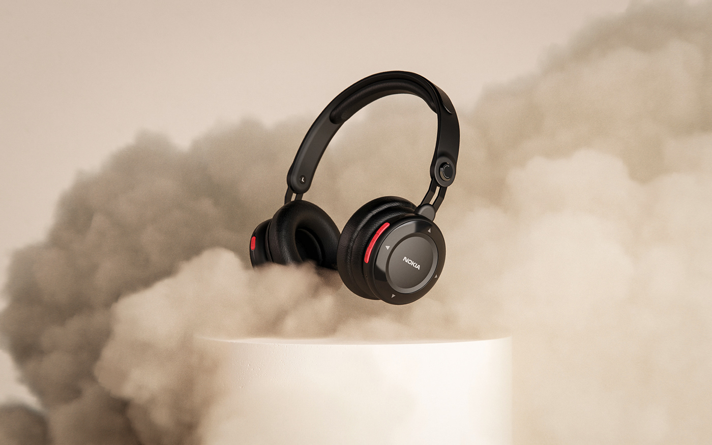 headset，wireless，NOKIA，esthetics，